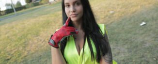 Litter Picker Fucked in the Woods