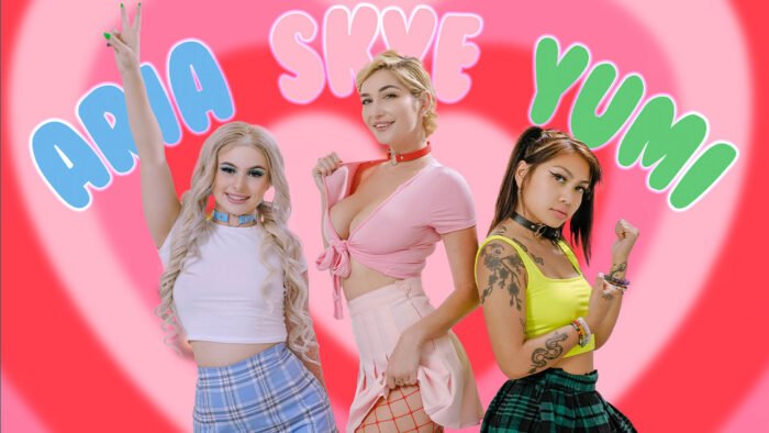 yumi sin aria banks skye blue the powermuff girls