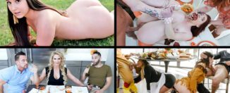 brooklyn chase rosalyn sphinx lauren phillips aria carson thanksgiving sluts compilatoon