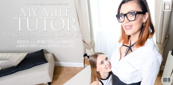 MILF tutor gives some very heated up homeschooling to her smoking hot student