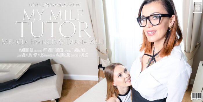 MILF tutor gives some very heated up homeschooling to her smoking hot student