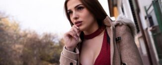 mina von d italian redhead in red panties