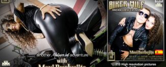 Mavi Burbujita is naughty biker MILF that gets hot from young bad boys