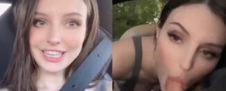 Dainty Wilder Blowjob Car Sextape