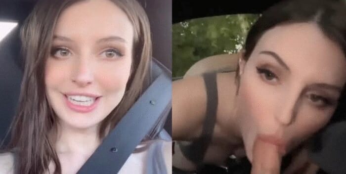 Dainty Wilder Blowjob Car Sextape
