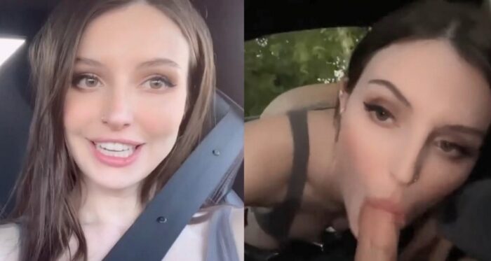 Dainty Wilder Blowjob Car Sextape