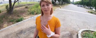 Farm Girl Ginger Grey Sucks In Public And Gets A Creampie