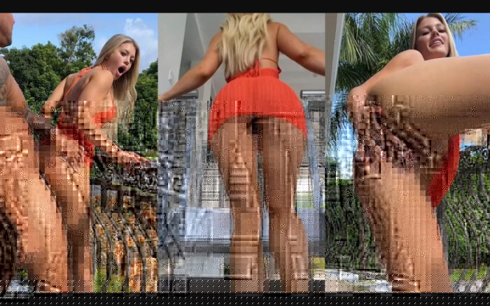 ScarlettKissesXO Balcony Creampie Sextape