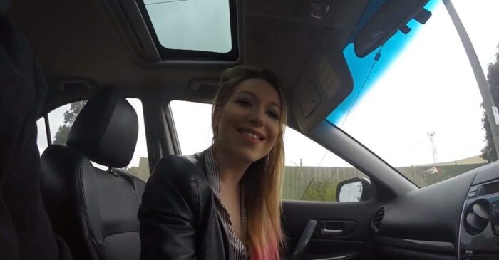 Ivy Anarchy Car Blowjob