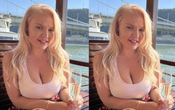 Miss Jackson Beautiful Blonde Boat Ride In Budapest