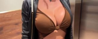 Miss Lexa Brunette MILF Sextape in Dress